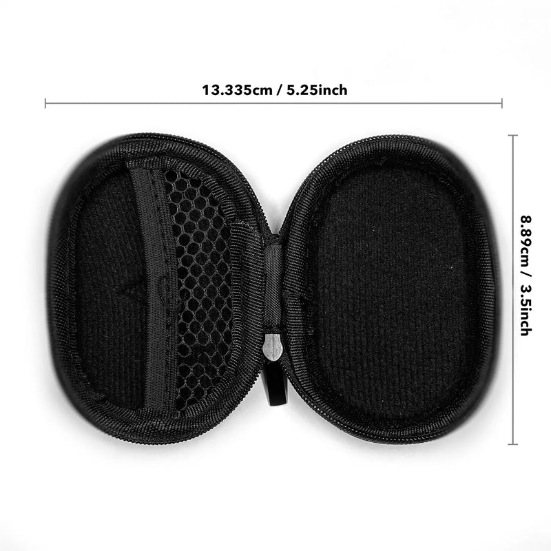 Earpiece/Whistle Zipper Carrying Case