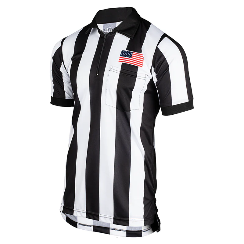 Short Sleeve 2 ¼" Stripe - Poly Mesh