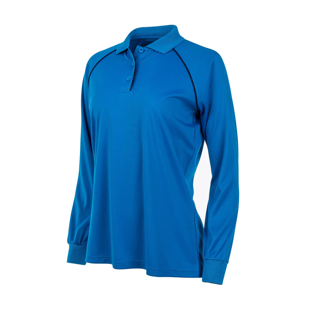 Blank Long Sleeve Volleyball Shirt - Blue