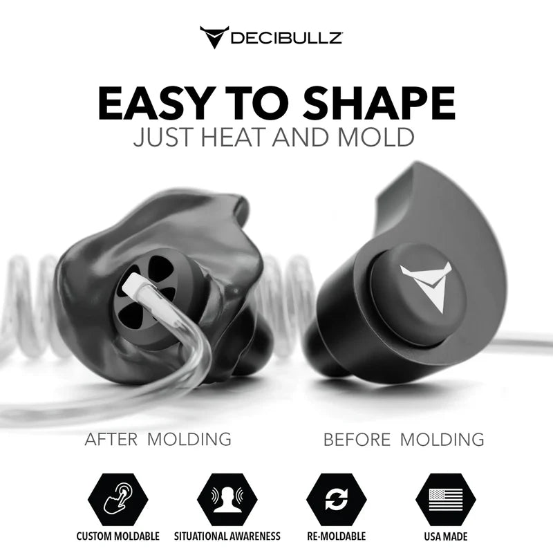 Decibullz Custom Moldable Awareness Earpiece