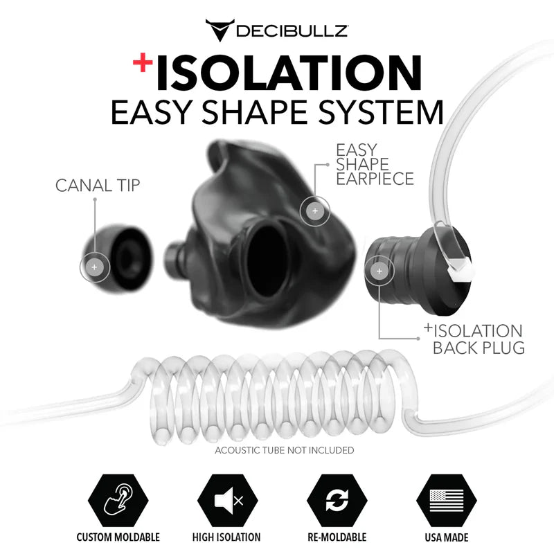 Decibullz Custom Moldable Isolation Earpiece