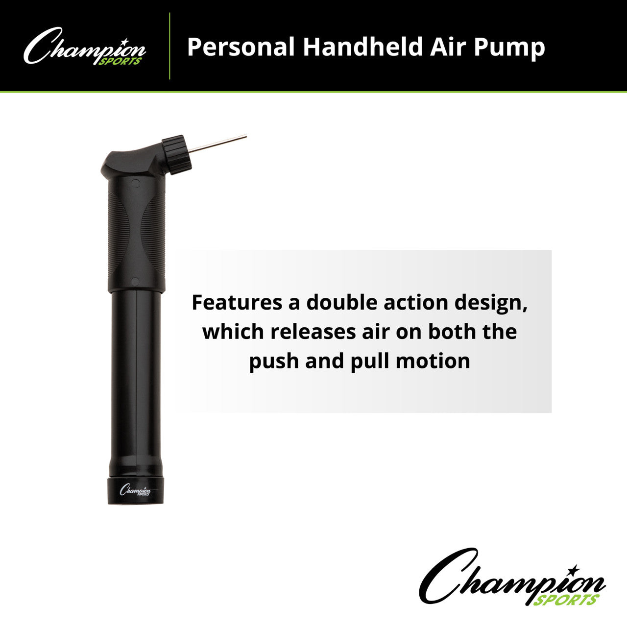 Compact Dual Action Pump