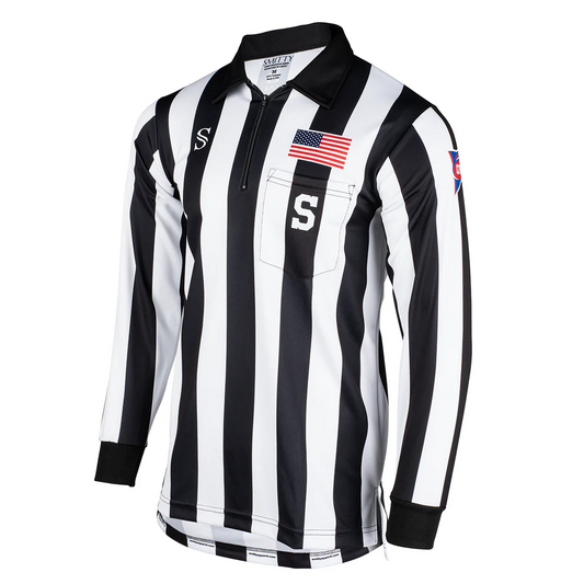 Smitty CFO Long Sleeve 2 ¼" Stripe - Poly Mesh