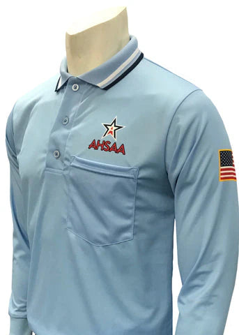 Alabama AHSAA Long Sleeve Baseball Umpire Shirts