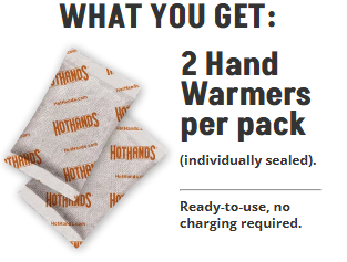 Hot Hands Hand Warmers - 1 Pair